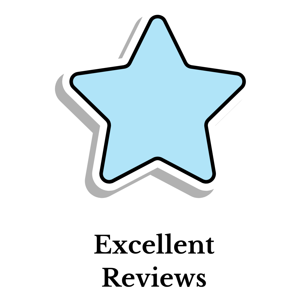 Graphic icon: Glowing Reviews