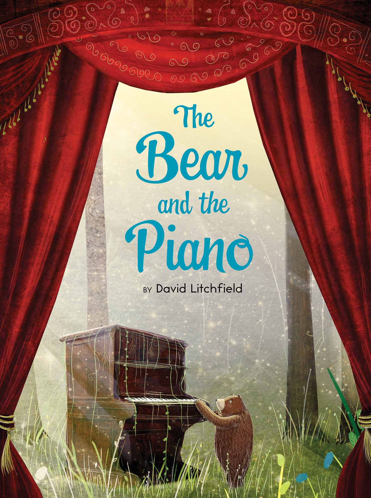 Book cover: The Bear and the Piano by David Litchfield