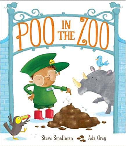 Book cover: Poo in the Zoo, by Steve Smallman and Ada Grey