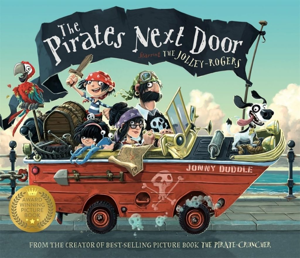 Book cover: The Pirates Next Door, by Jonny Duddle