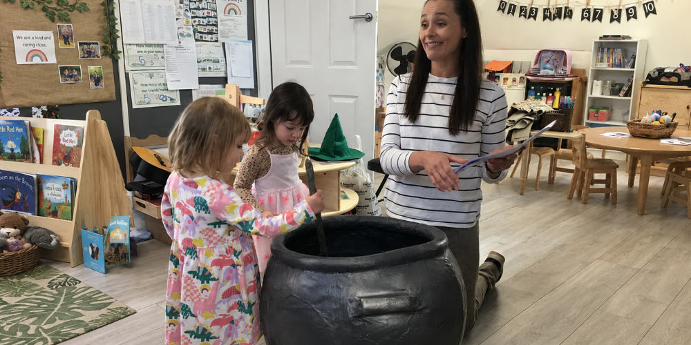 Mel delivering author visit workshop