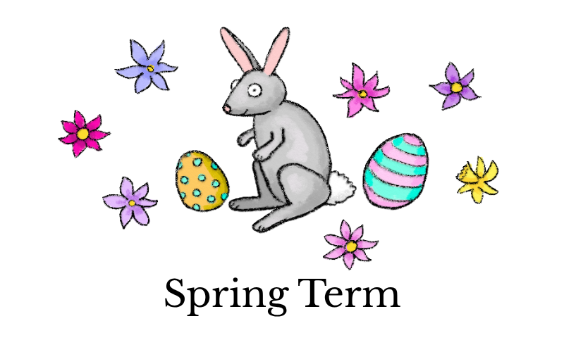 Illustration of Easter bunny